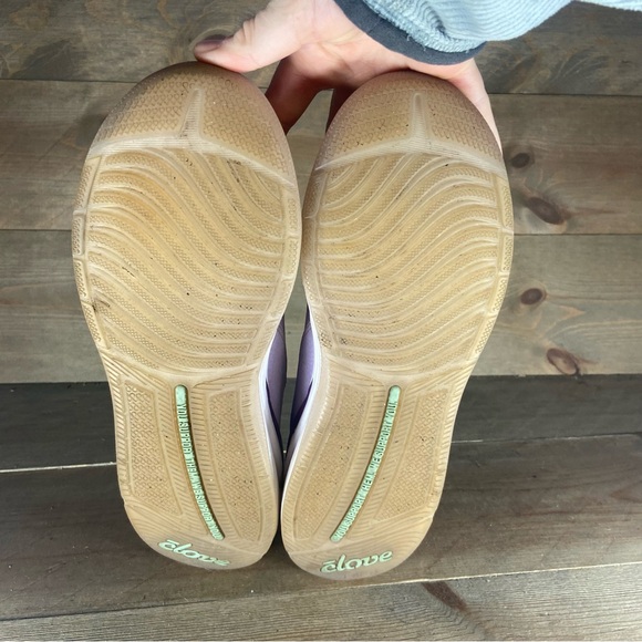 clove womens size 9.5 shoes purple nursing comfort walking work sneakers - Picture 7 of 8